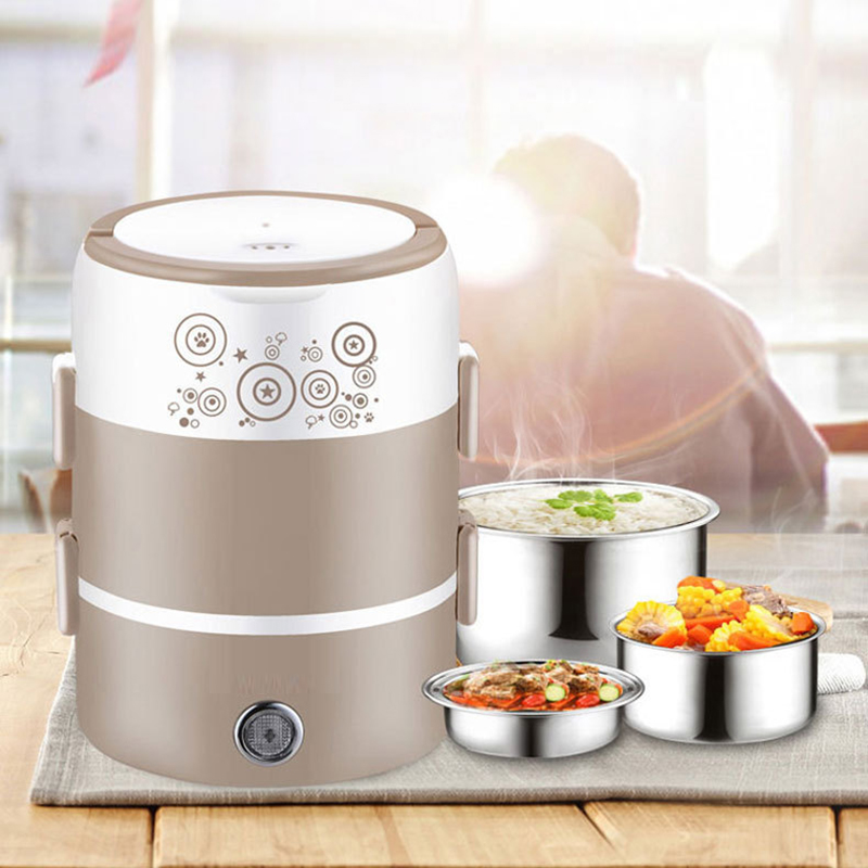 Home Cooking Heater - 220V Edelstahl Elektrische Heizung Lunch Box