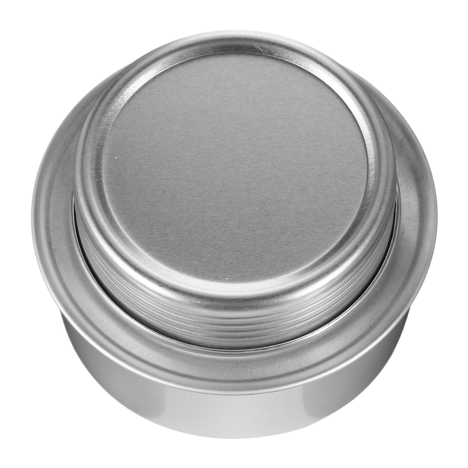 Home Cooking Heater - Aluminium-Alkoholkocher 100ml Silber Leichtgewicht Camping-Kochtopf Gasheizung