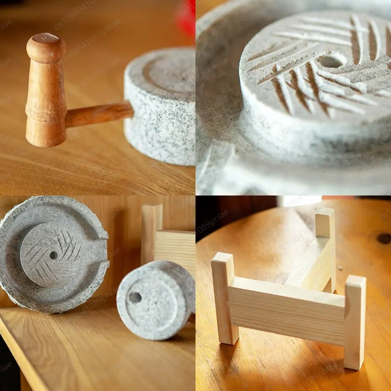 Natürliche Kleine Steinmahlwer – Mortar Pestle Granite Bewertung und Preis