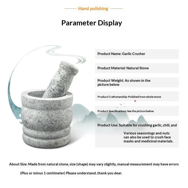 Natürlicher Granit-Mörser und  – Mortar Pestle Granite Bewertung und Preis