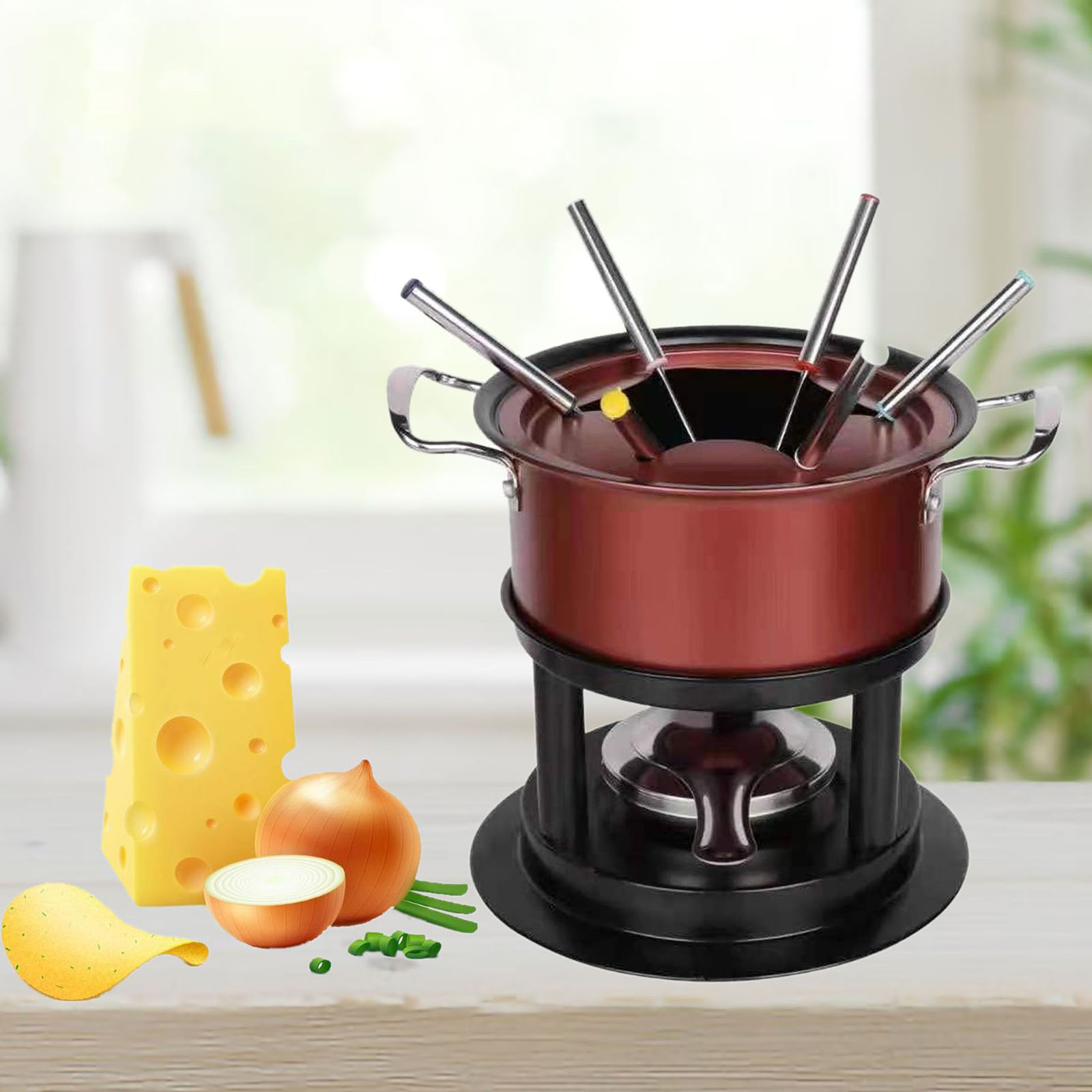Fondue Topf Set Schokoladen bu – Home Cooking Set Bewertung und Preis