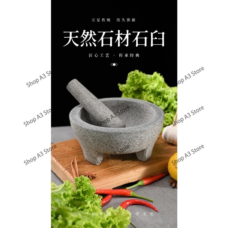 Naturstein-Granit-Mörser mit S – Mortar Pestle Granite Bewertung und Preis