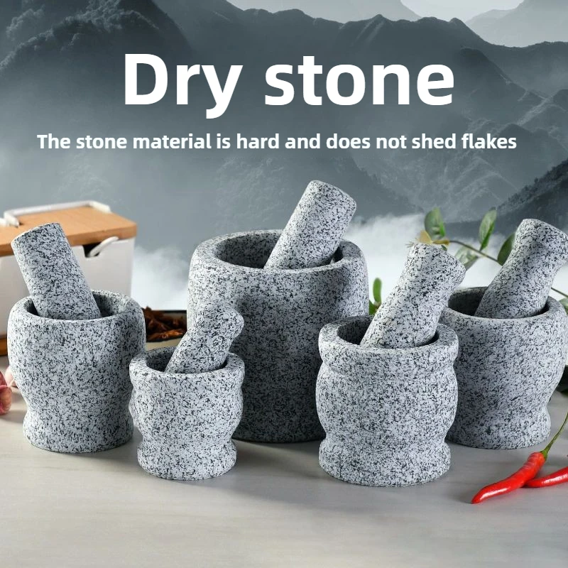 Haushalts- und Gewerbe-Granit- – Mortar Pestle Granite Bewertung und Preis