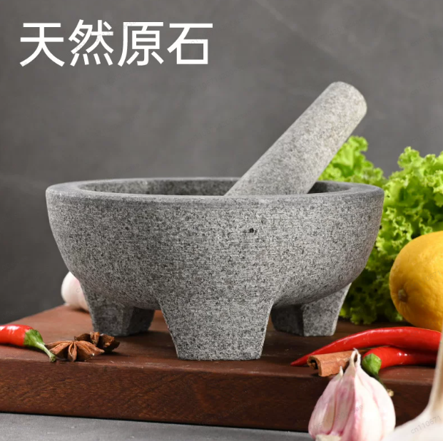 Naturstein-Granit Mörser und S – Mortar Pestle Granite Bewertung und Preis