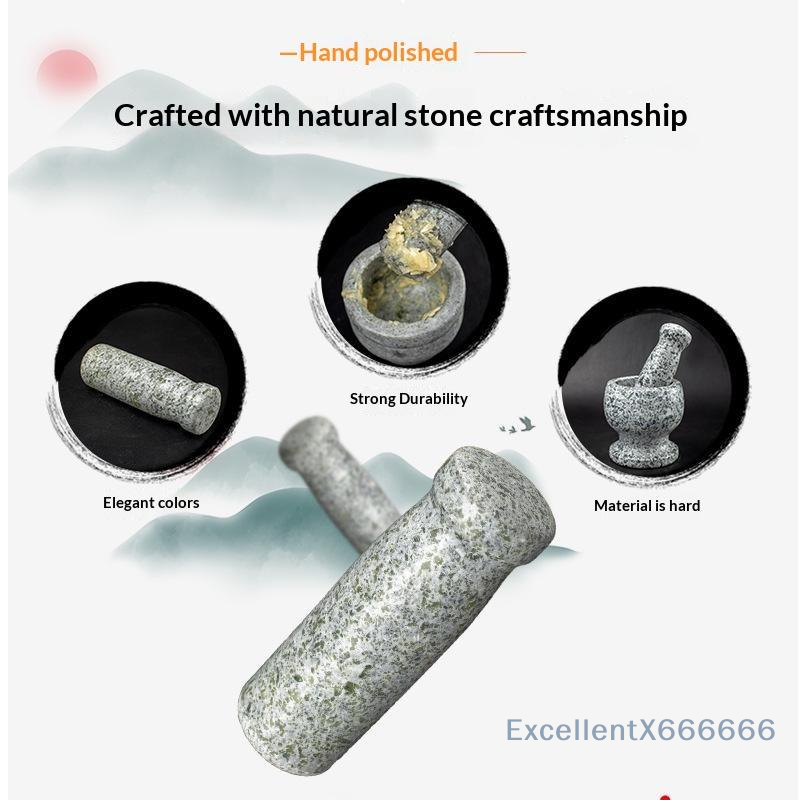 Natürliches Granit-Stößel-und- – Mortar Pestle Granite Bewertung und Preis