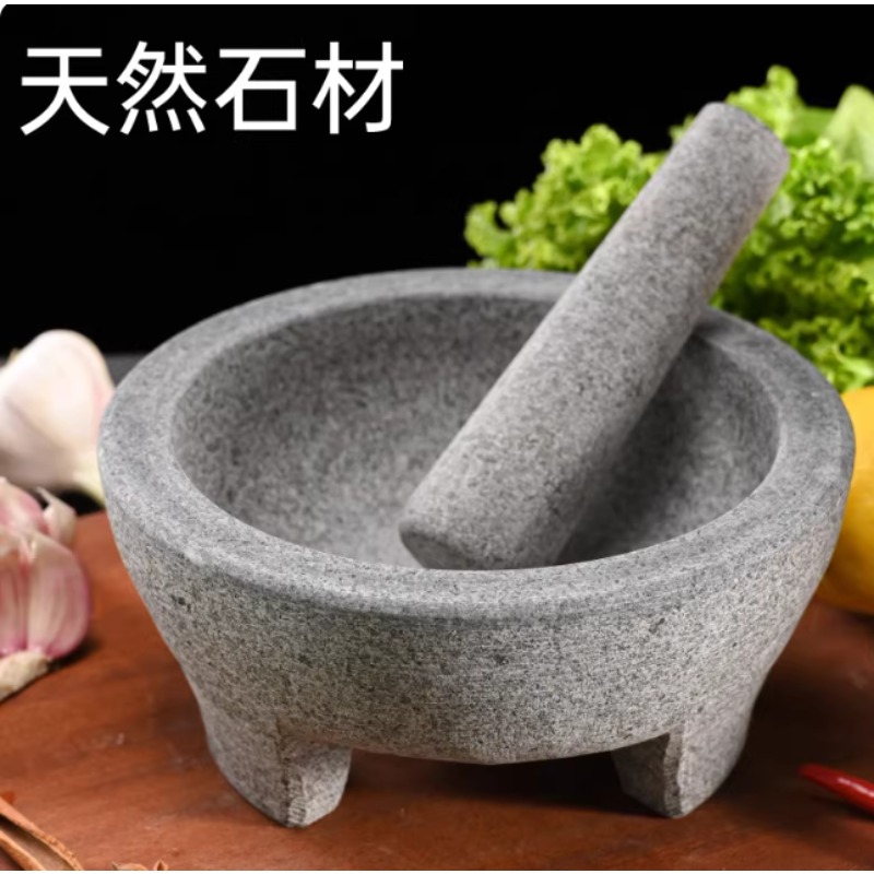 Naturstein-Granit Mörser und S – Mortar Pestle Granite Bewertung und Preis