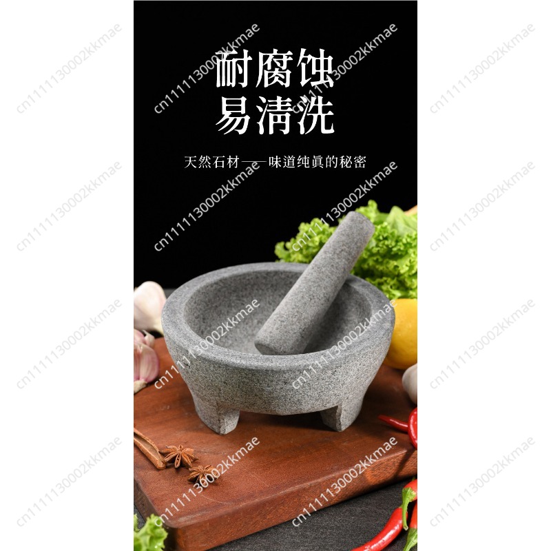 Naturstein-Granit Mörser und S – Mortar Pestle Granite Bewertung und Preis